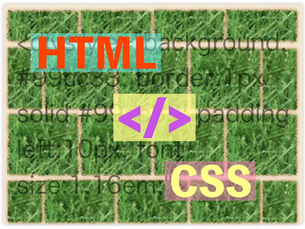 HTMLとCSSのイメージ画像